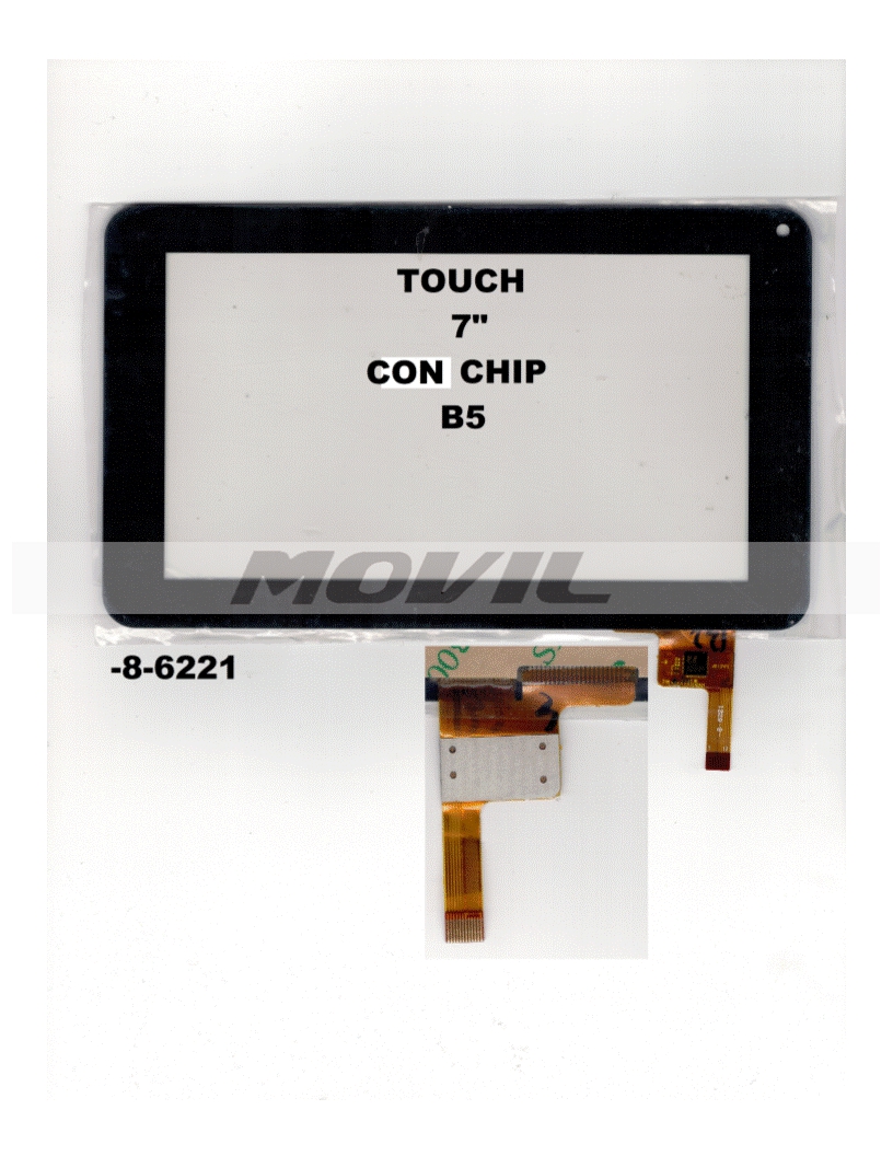Touch tactil para tablet flex 7 inch CON CHIP B5 -8-6221